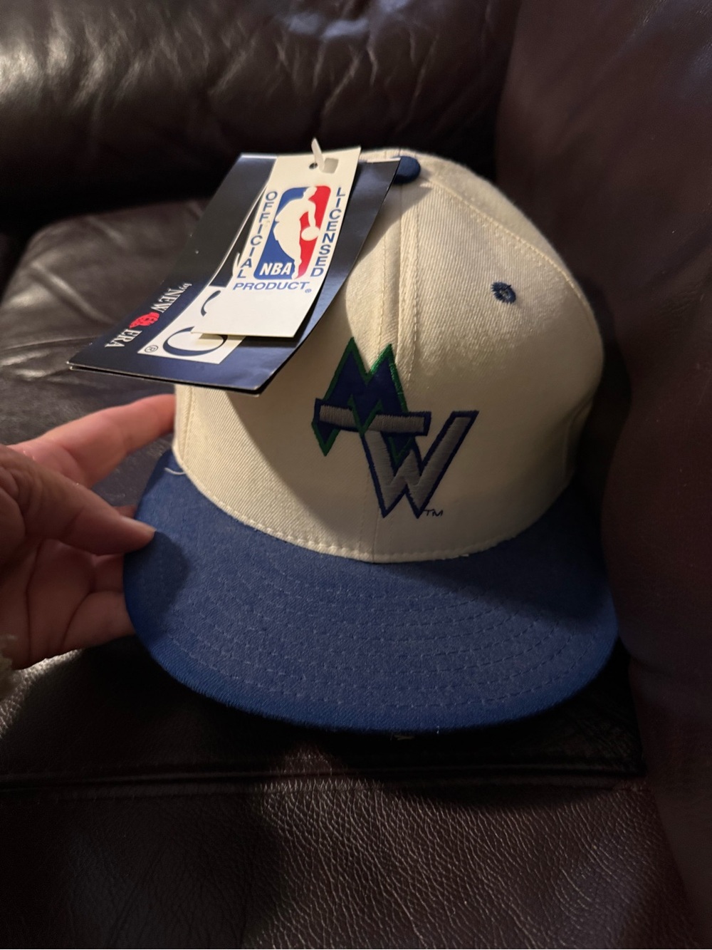 RARE vintage Hat with NBA and New Era tags